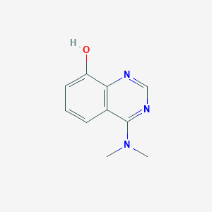 molecular formula C10H11N3O B8451365 4-(Dimethylamino)-8-quinazolinol 