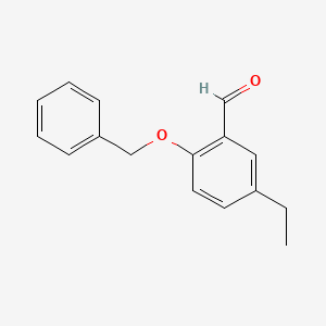 2-Benzyloxy-5-ethyl-benzaldehyde