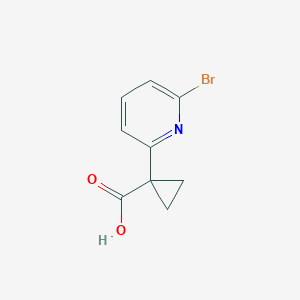 1-(6-Bromopyridin-2-YL)cyclopropanecarboxylic acid