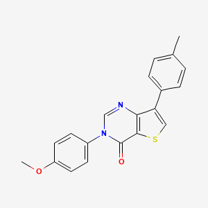 3-(4-Methoxyphenyl)-7-(p-tolyl)thieno[3,2-d]pyrimidin-4(3H)-one