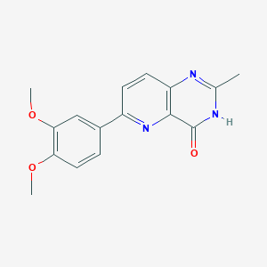6-(3,4-Dimethoxyphenyl)-2-methylpyrido[3,2-d]pyrimidin-4(1H)-one