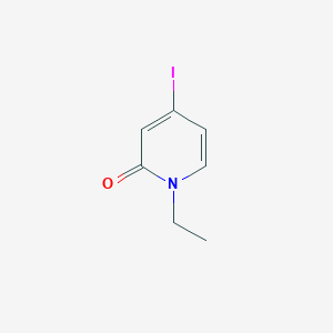 molecular formula C7H8INO B8451578 1-ethyl-4-iodopyridin-2(1H)-one CAS No. 889865-48-9