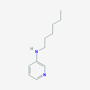 molecular formula C11H18N2 B8451602 N-Hexyl-3-pyridinamine 