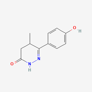 6-(4-Hydroxyphenyl)-5-methyl-4,5-dihydropyridazin-3(2H)-one