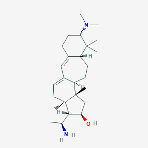 molecular formula C26H44N2O B084517 Buxaminol E CAS No. 14155-76-1