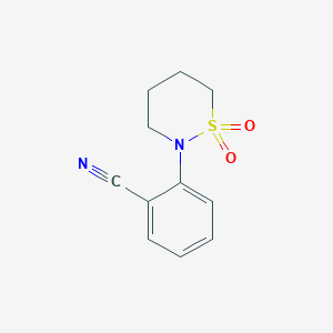 2-(1,1-Dioxo-1lambda6-[1,2]thiazinan-2-yl)-benzonitrile