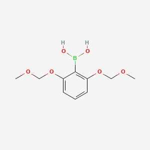 molecular formula C10H15BO6 B8451850 2,6-Bis(methoxymethoxy)phenylboronic acid 