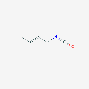 molecular formula C6H9NO B8451860 (3-Methyl-but-2-en-1-yl)-isocyanate 