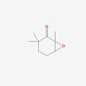 B8451885 1,3,3-Trimethyl-7-oxabicyclo[4.1.0]heptan-2-one CAS No. 29974-13-8