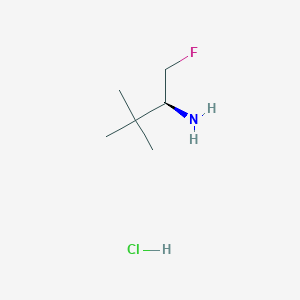 (S)-1-Fluoro-3,3-dimethylbutan-2-amine hcl