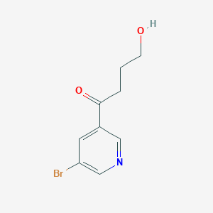 1-(5-Bromo-pyridin-3-yl)-4-hydroxy-butan-1-one