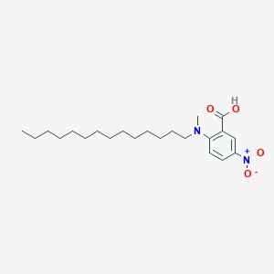 2-[Methyl(tetradecyl)amino]-5-nitrobenzoic acid