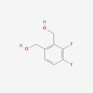 molecular formula C8H8F2O2 B8452074 (3,4-Difluoro-1,2-phenylene)dimethanol 