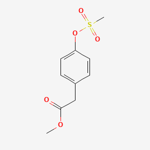 4-(Mesyloxy)phenylacetic acid methyl ester