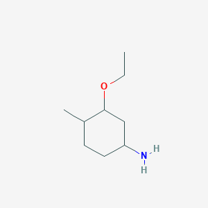 molecular formula C9H19NO B8452205 3-Ethoxy-4-methyl-cyclohexylamine 