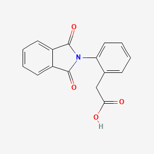 molecular formula C16H11NO4 B8452212 2-Phthalimidophenylacetic acid 