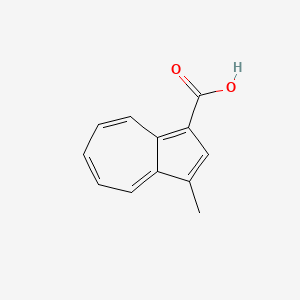 molecular formula C12H10O2 B8452223 3-Methyl-1-azulenecarboxylic acid 