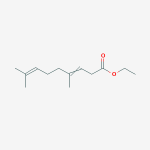 molecular formula C13H22O2 B8452230 Ethyl 4,8-dimethylnona-3,7-dienoate CAS No. 99722-92-6