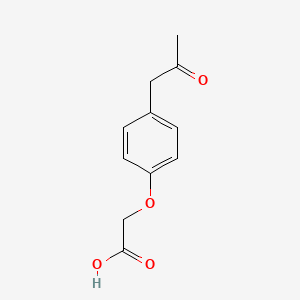 molecular formula C11H12O4 B8452244 [4-(2-Oxopropyl)phenoxy]acetic acid 