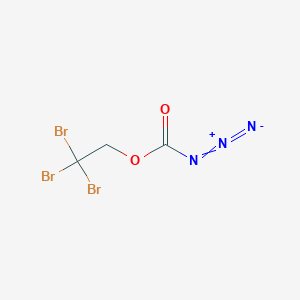molecular formula C3H2Br3N3O2 B8452272 2,2,2-Tribromoethyl carbonazidate CAS No. 60044-28-2