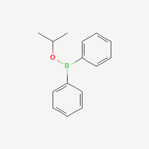 molecular formula C15H17BO B8452301 Diphenylisopropoxyborane CAS No. 69737-51-5
