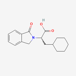 (S)-3-Cyclohexyl-2-(1-oxoisoindolin-2-yl)propanoic acid