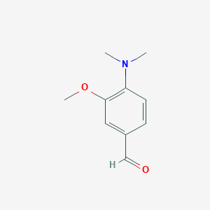 molecular formula C10H13NO2 B8452456 4-Dimethylamino-3-methoxybenzaldehyde 