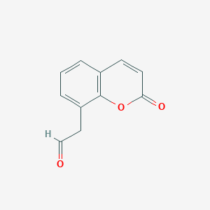 (2-oxo-2H-chromen-8-yl)acetaldehyde