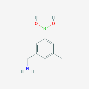 3-Aminomethyl-5-methyl-phenyl boronic acid