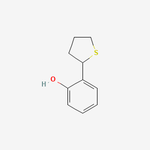 molecular formula C10H12OS B8452470 2-(Tetrahydro-2-thienyl) phenol 