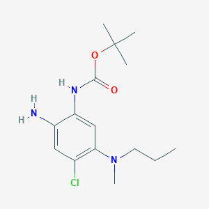 Carbamic acid,[2-amino-4-chloro-5-(methylpropylamino)phenyl]-,1,1-dimethylethyl ester