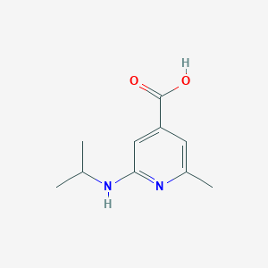 molecular formula C10H14N2O2 B8452513 2-(Isopropylamino)-6-methylisonicotinic acid 