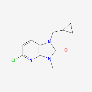 5-chloro-1-(cyclopropylmethyl)-3-methyl-1,3-dihydro-2H-imidazo[4,5-b]pyridin-2-one