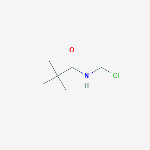 molecular formula C6H12ClNO B8452552 N-chloromethyl-2,2-dimethyl-propionamide 