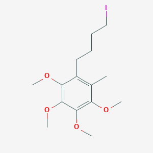 1-(4-Iodobutyl)-2,3,4,5-tetramethoxy-6-methylbenzene