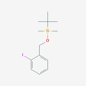 molecular formula C13H21IOSi B8452655 tert-Butyl[(2-iodophenyl)methoxy]dimethylsilane CAS No. 271769-81-4