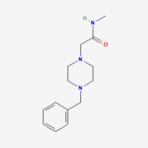 molecular formula C14H21N3O B8452667 2-(4-Benzyl-piperazin-1-yl)-N-methyl-acetamide 