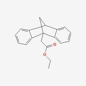 molecular formula C19H18O2 B8452877 Ethyl (9,10-methanoanthracen-9(10H)-yl)acetate CAS No. 60070-74-8