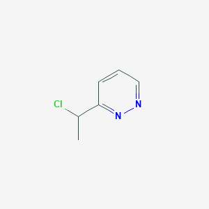 3-(1-Chloroethyl)pyridazine