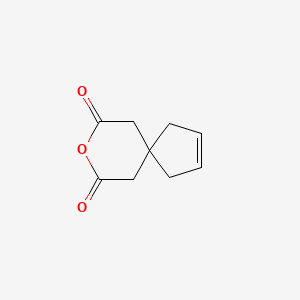 molecular formula C9H10O3 B8453049 8-Oxaspiro[4.5]dec-2-ene-7,9-dione 
