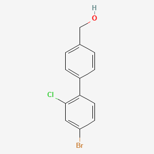 molecular formula C13H10BrClO B8453061 (4'-Bromo-2'-chlorobiphenyl-4-yl)methanol 