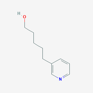molecular formula C10H15NO B8453158 3-Pyridinepentanol CAS No. 84200-03-3