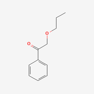 molecular formula C11H14O2 B8453168 alpha-Propoxyacetophenone 