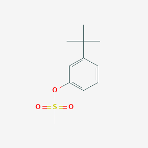 molecular formula C11H16O3S B8453333 3-Tert-butylphenyl methanesulfonate 
