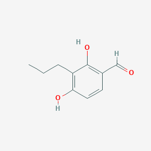 molecular formula C10H12O3 B8453336 2,4-Dihydroxy-3-propyl-benzaldehyde 