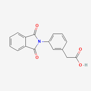 [3-(1,3-Dioxo-1,3-dihydro-2H-isoindol-2-yl)phenyl]acetic acid