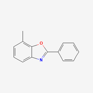 molecular formula C14H11NO B8453505 2-Phenyl-7-methylbenzoxazole 