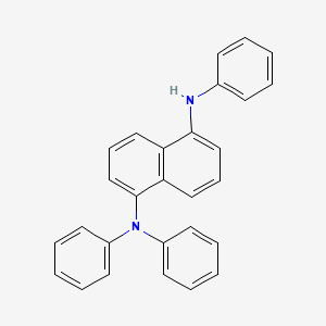 molecular formula C28H22N2 B8453547 N~1~,N~1~,N~5~-Triphenylnaphthalene-1,5-diamine CAS No. 329180-27-0