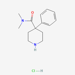 N,N-Dimethyl-4-phenylpiperidine-4-carboxamide monohydrochloride
