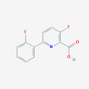 3-Fluoro-6-(2-fluorophenyl)picolinic acid